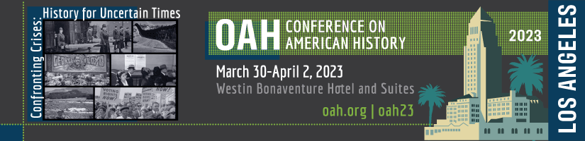 Banner for the 2023 OAH Conference on American History